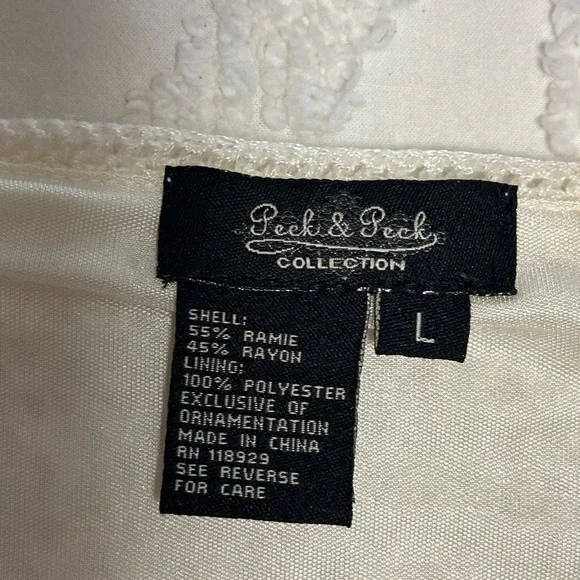 Peck & Peck Cream Top - Picture 2 of 8